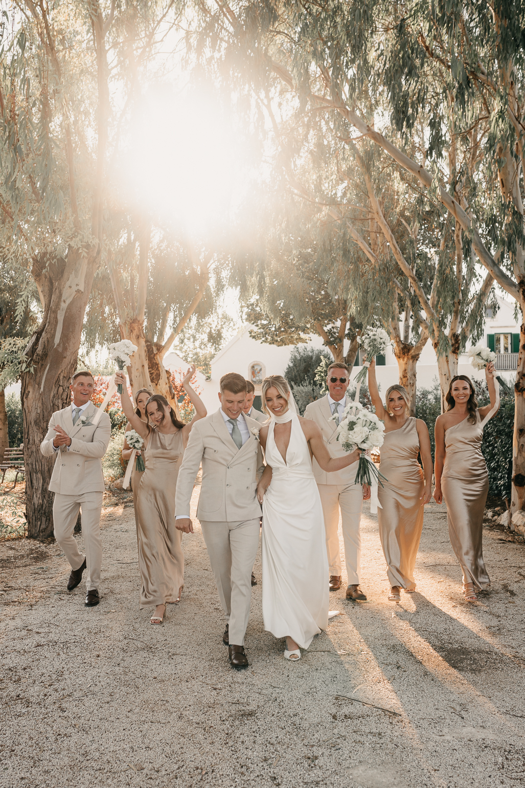 Neutral wedding inspiration in Puglia