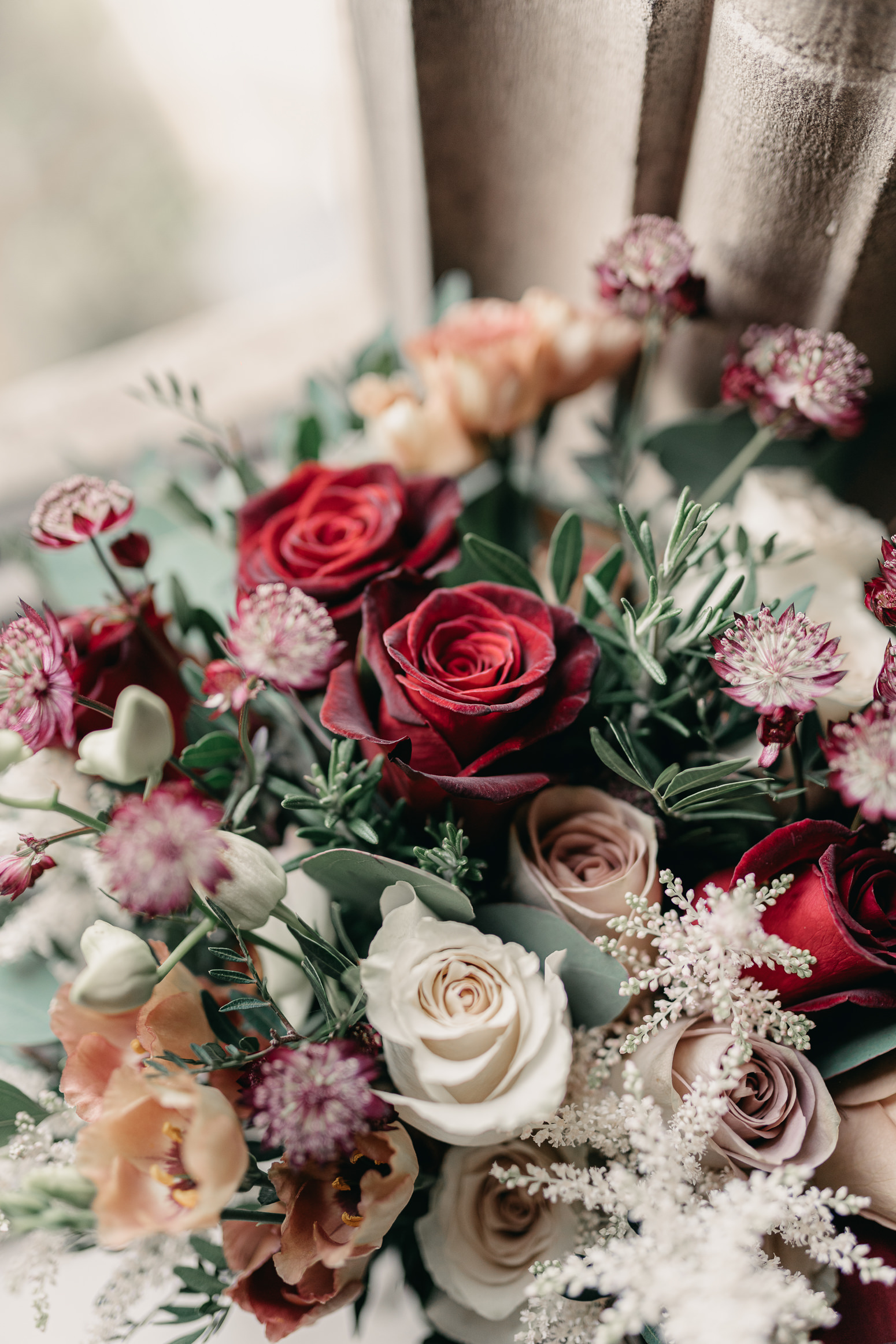 bridal prep details at Hampton Manor wedding 