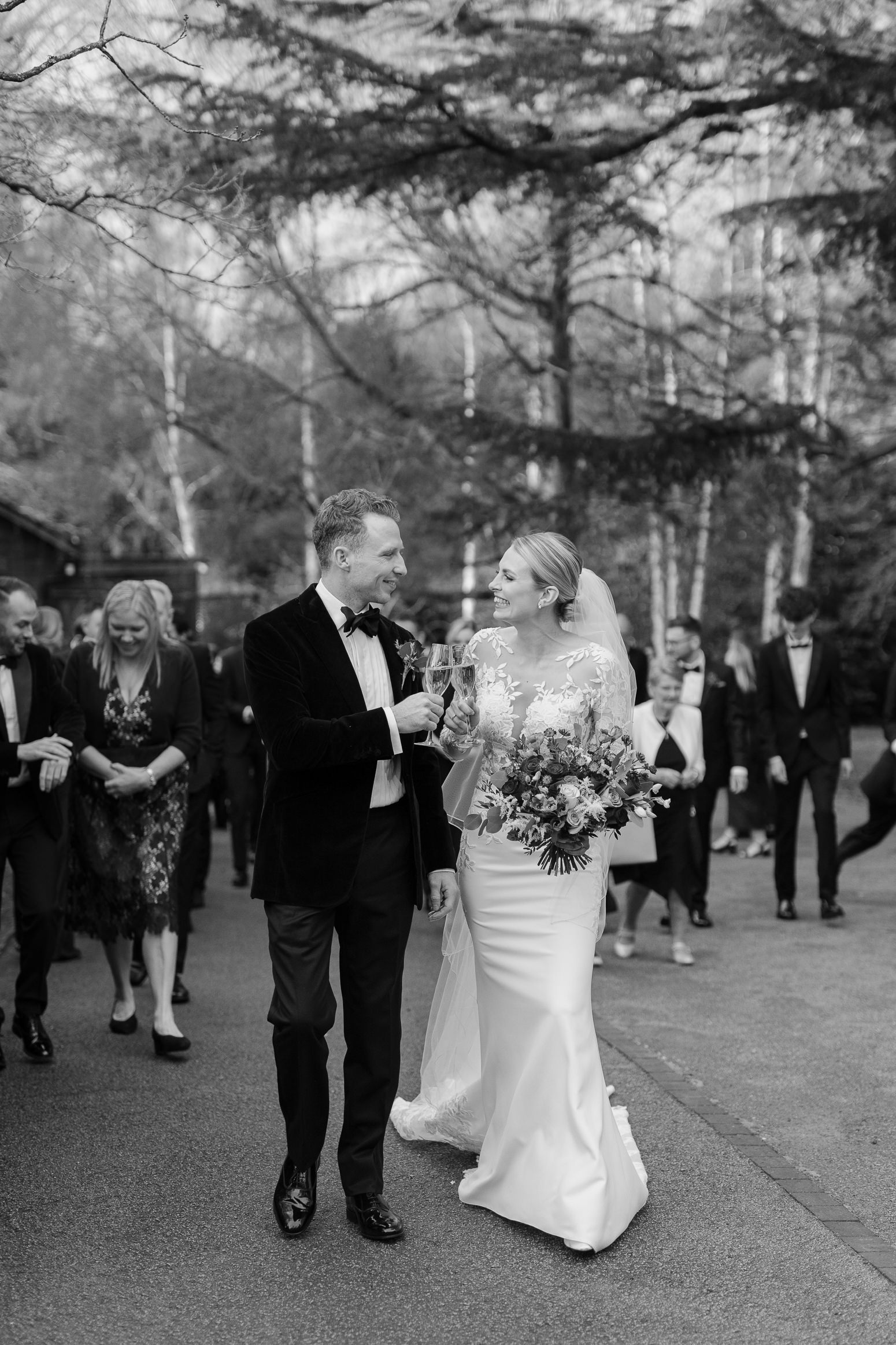 Hampton Manor Wedding, Warwickshire wedding photographer, Black tie wedding, Christmas wedding inspiration, 