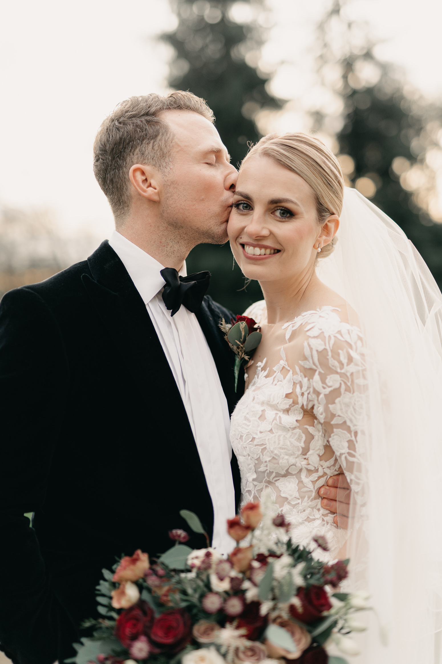 Hampton Manor Wedding, Warwickshire wedding photographer, Black tie wedding, Christmas wedding inspiration, 