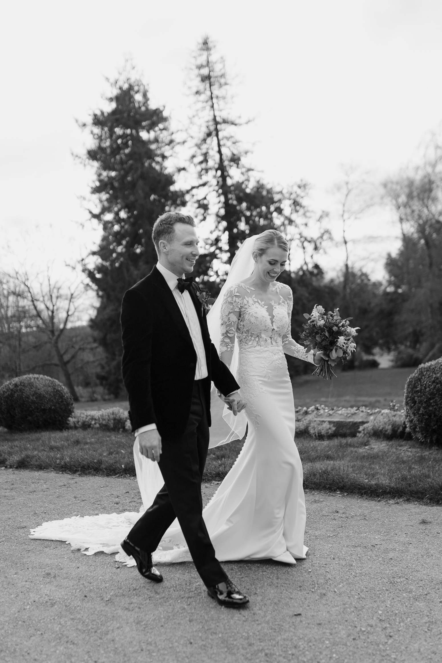 Hampton Manor Wedding, Warwickshire wedding photographer, Black tie wedding, Christmas wedding inspiration, 