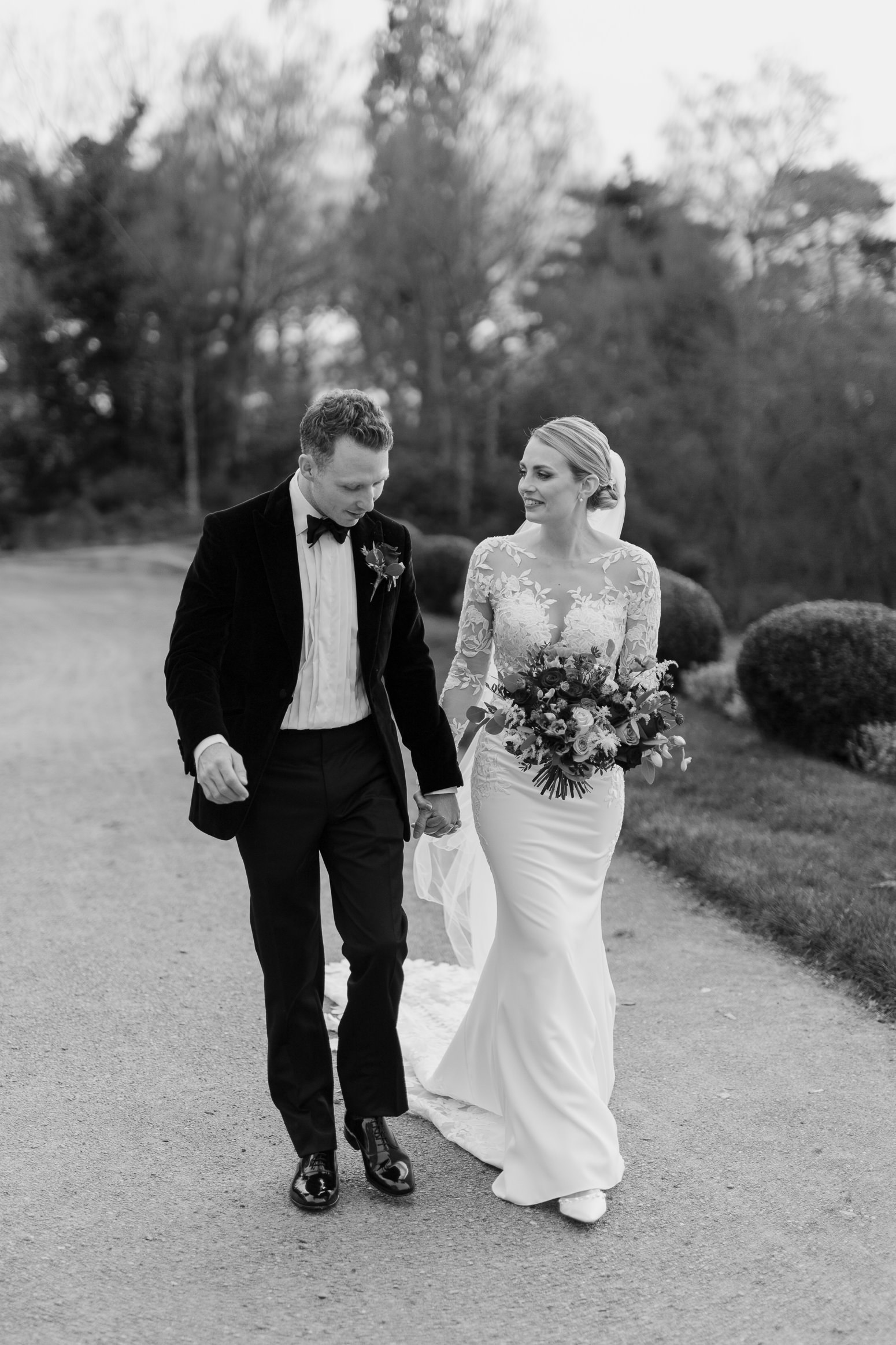 Hampton Manor Wedding, Warwickshire wedding photographer, Black tie wedding, Christmas wedding inspiration, 