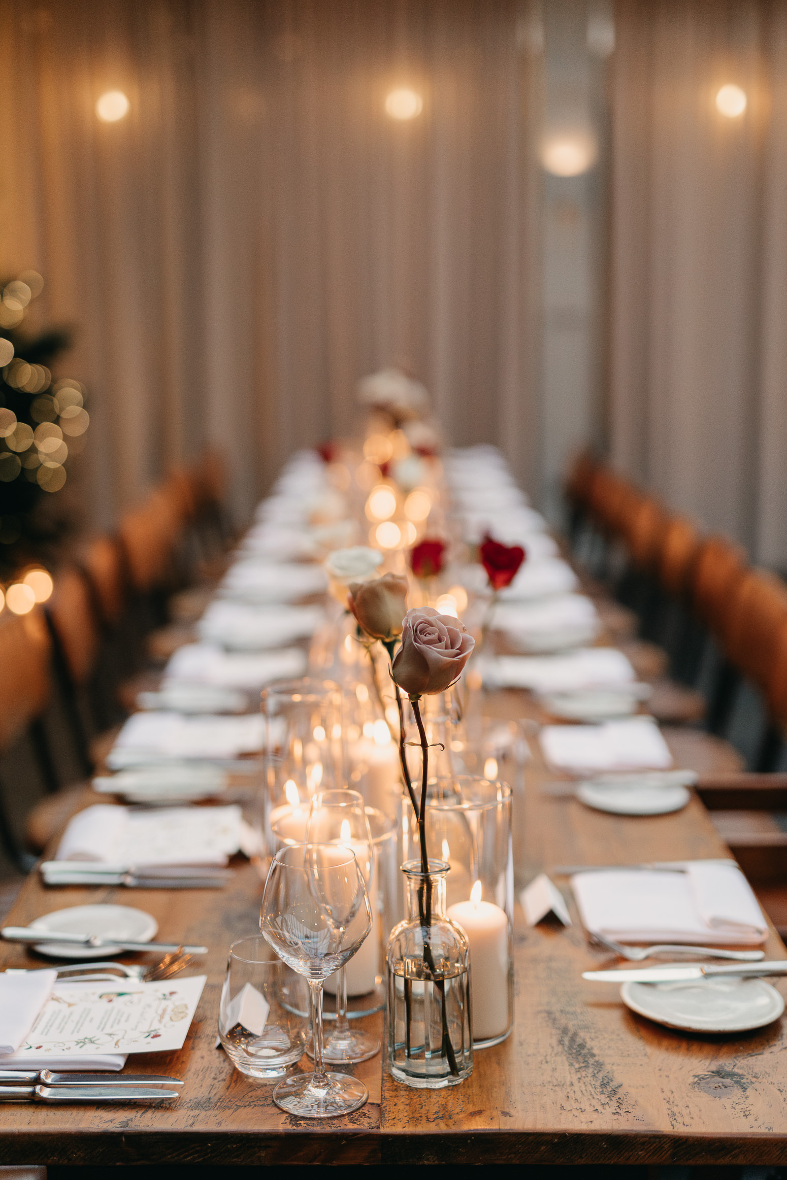 Hampton Manor wedding, christmas wedding inspiration, Christmas wedding tables 