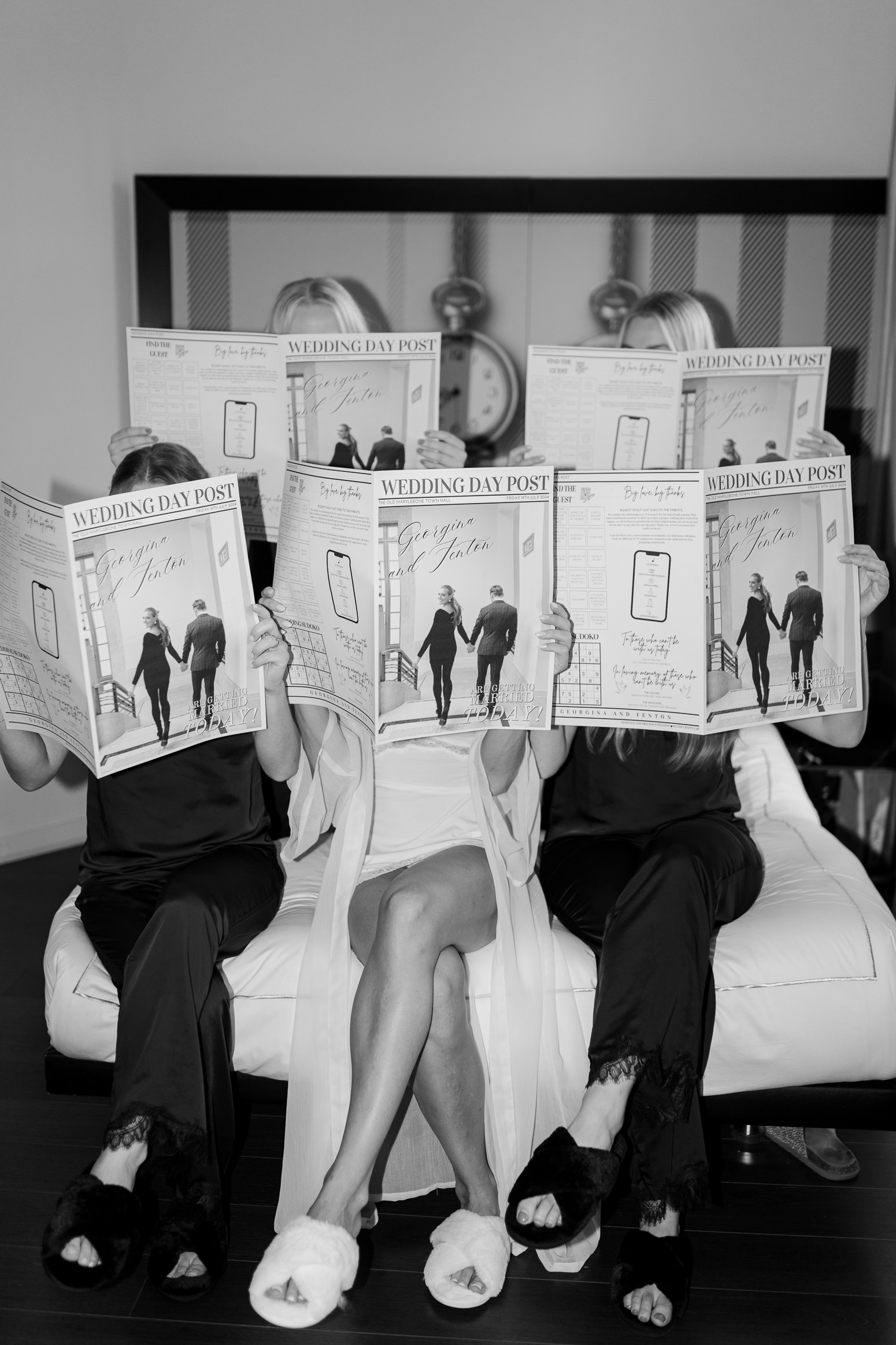 black tie london wedding, Holmes hotel, london elopement, wedding newspapers